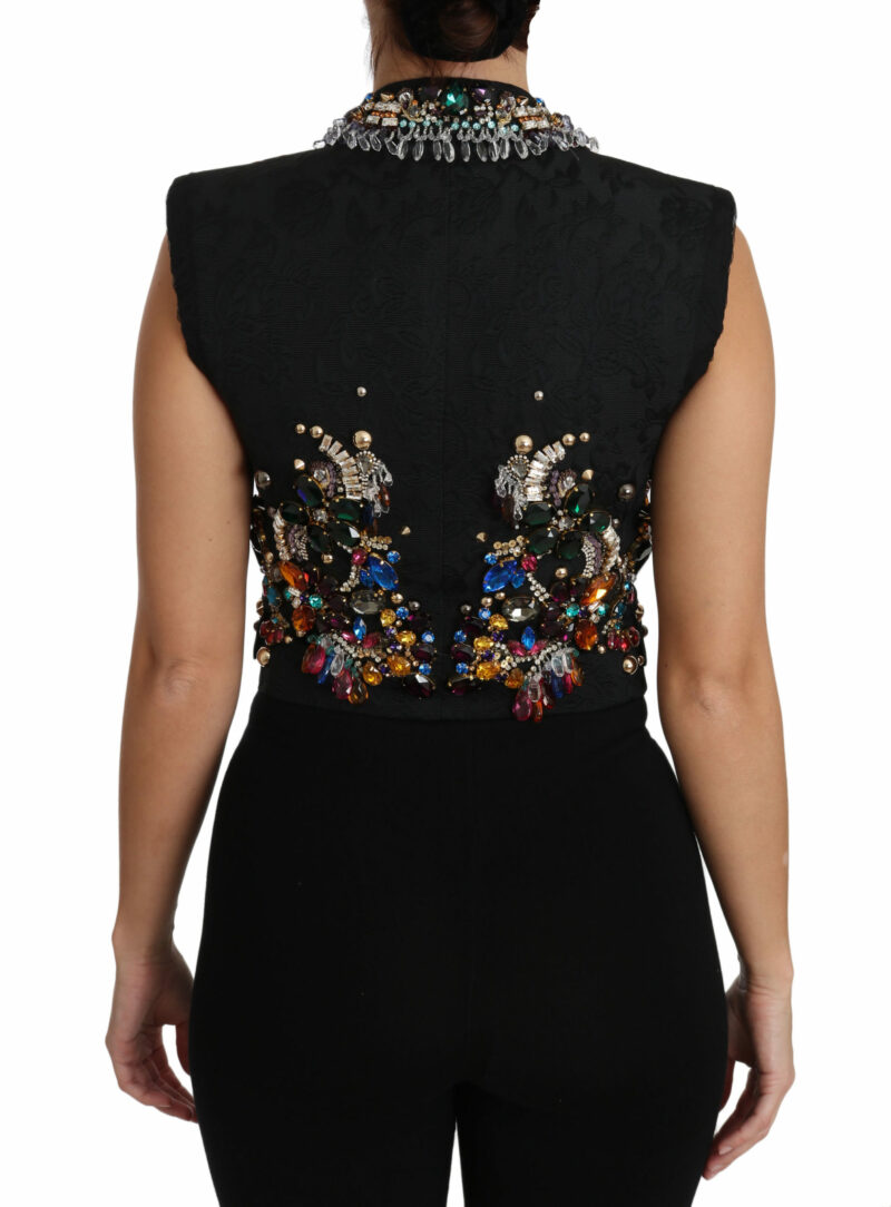 Dolce & Gabbana Enchanted Sicily Crystal-Embellished Vest - Image 2