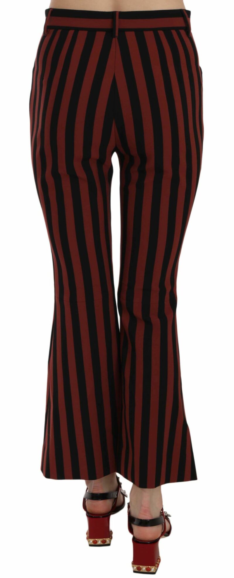 Dolce & Gabbana Elegant Cropped Flared Trousers - Image 3