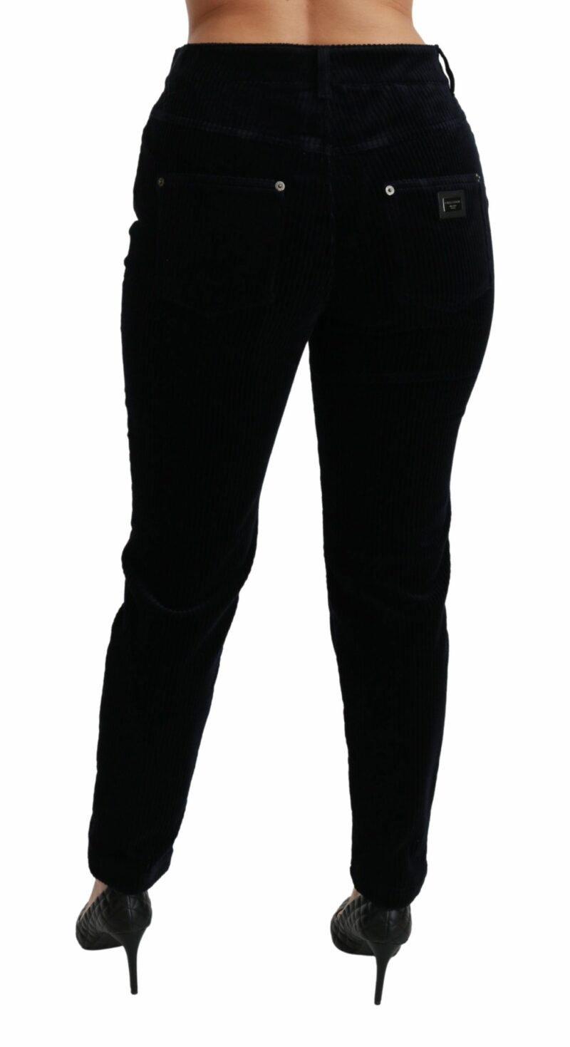 Dolce & Gabbana Chic Mid Waist Skinny Corduroy Jeans - Image 5