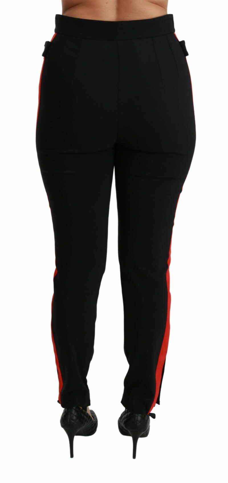 Dolce & Gabbana Chic High Waist Skinny Pants in Black - Image 5