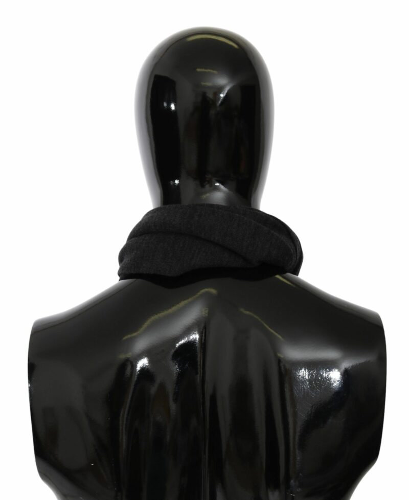 Dolce & Gabbana Chic Woolen Embroidered Men's Scarf - Image 4