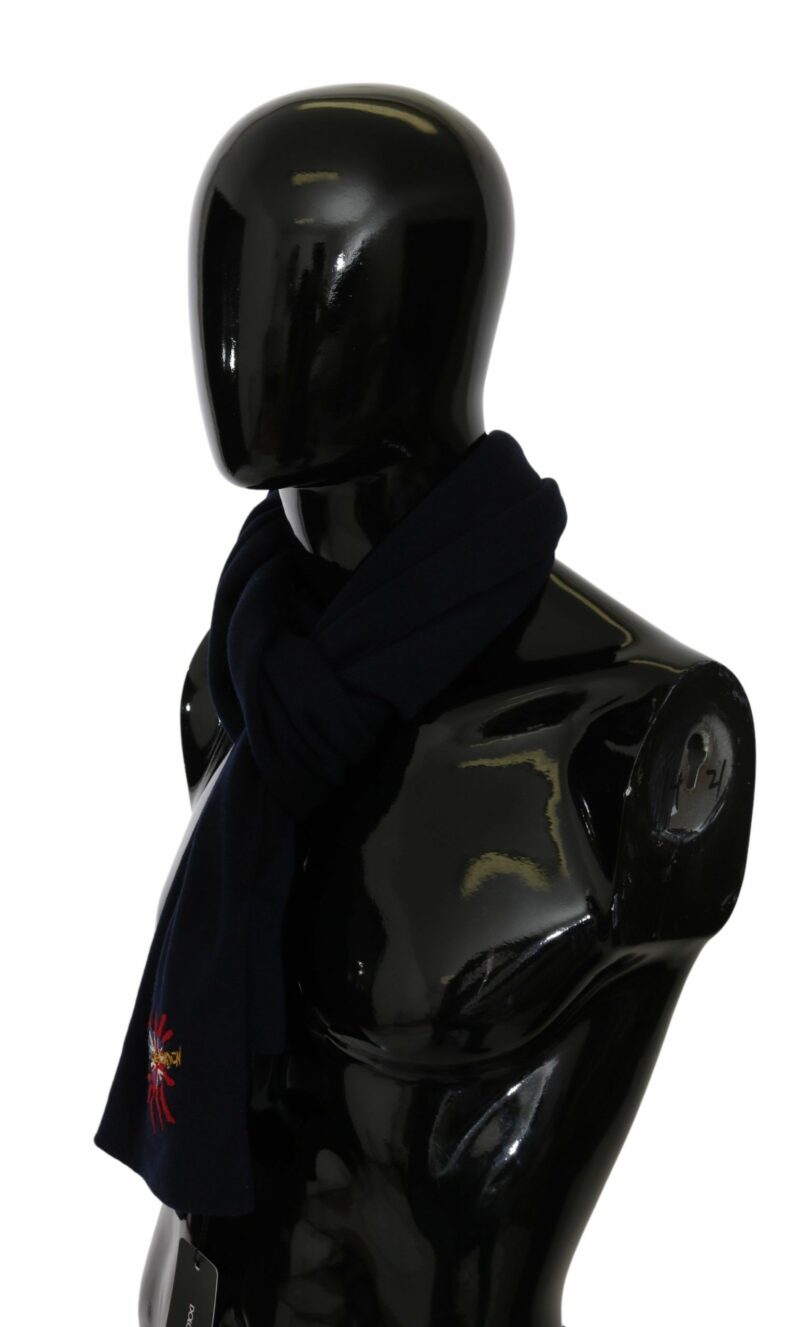Dolce & Gabbana Elegant Virgin Wool Men's Scarf - Image 4