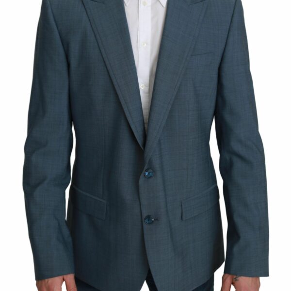 Dolce & Gabbana Elegant Light Blue Slim Fit Blazer
