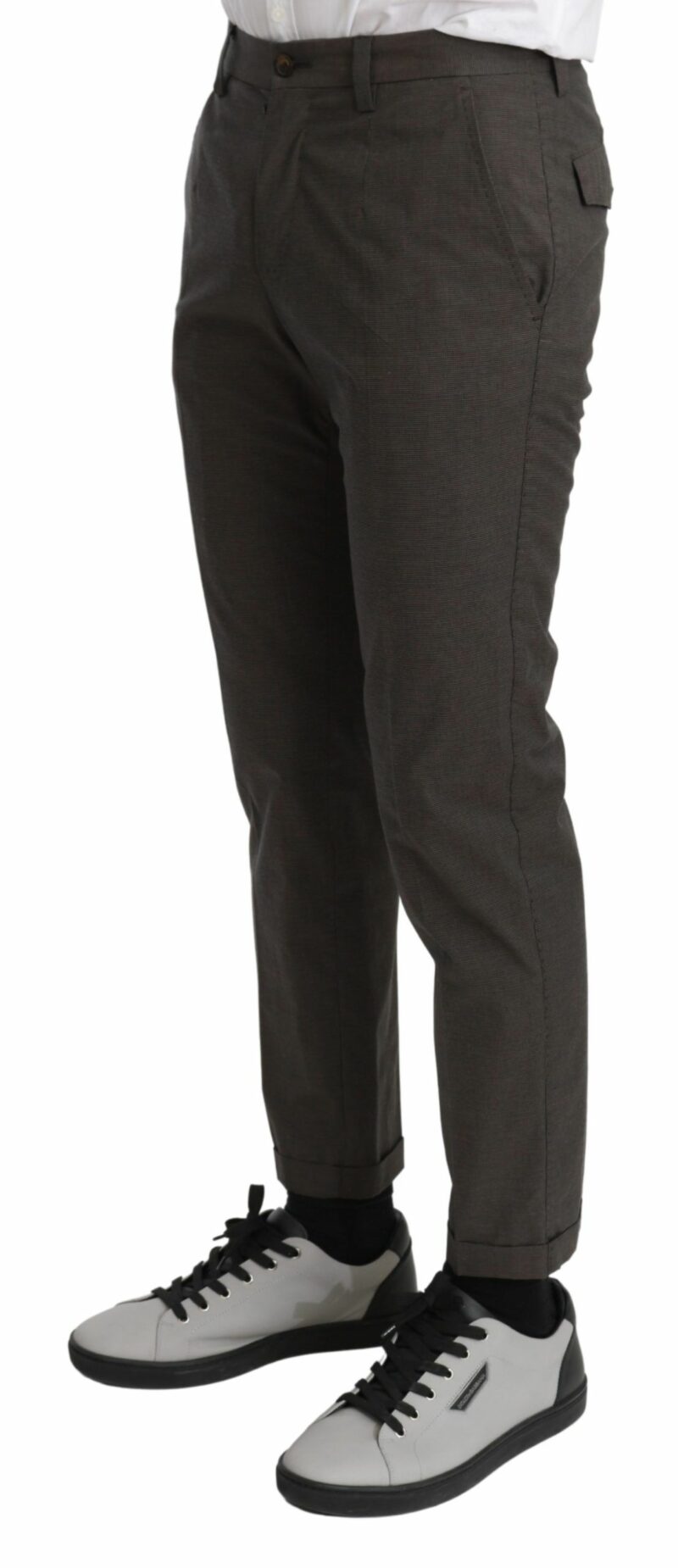 Dolce & Gabbana Elegant Brown Casual Pants - Image 2