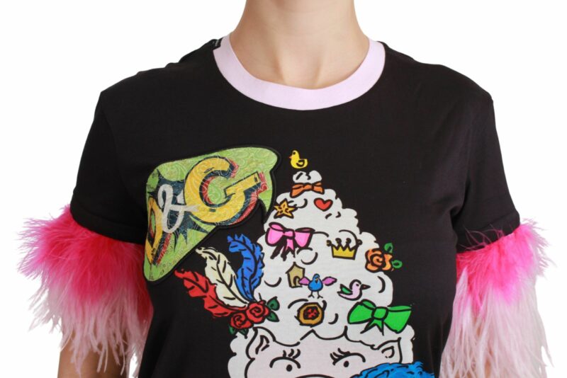 Dolce & Gabbana Chic Crewneck Year of the Pig Motif Tee - Image 5