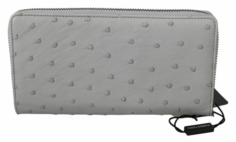 Dolce & Gabbana Elegant Ostrich Leather Continental Wallet - Image 2
