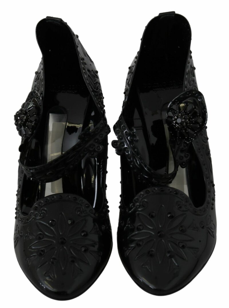 Dolce & Gabbana Elegant Crystal Embellished Cinderella Pumps - Image 3