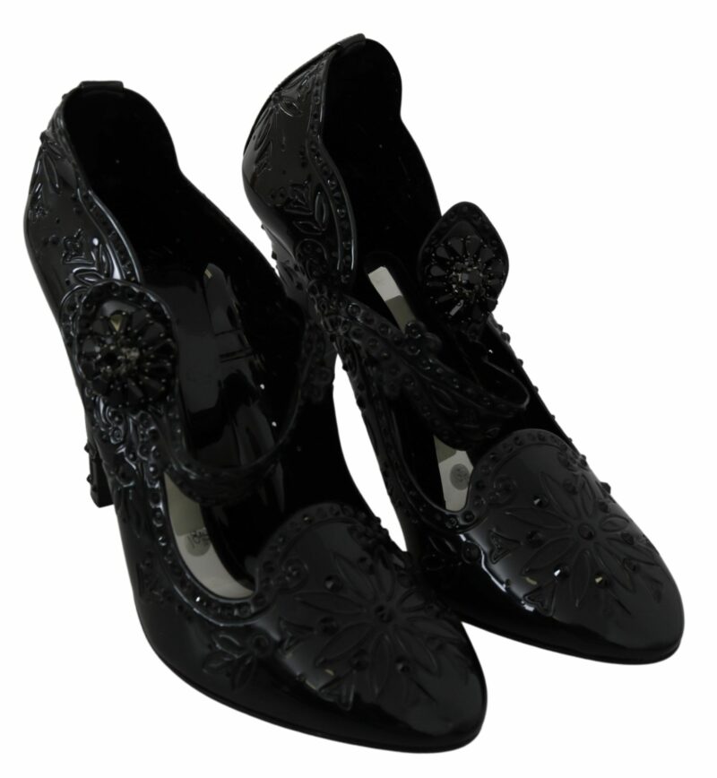 Dolce & Gabbana Elegant Crystal Embellished Cinderella Pumps - Image 4