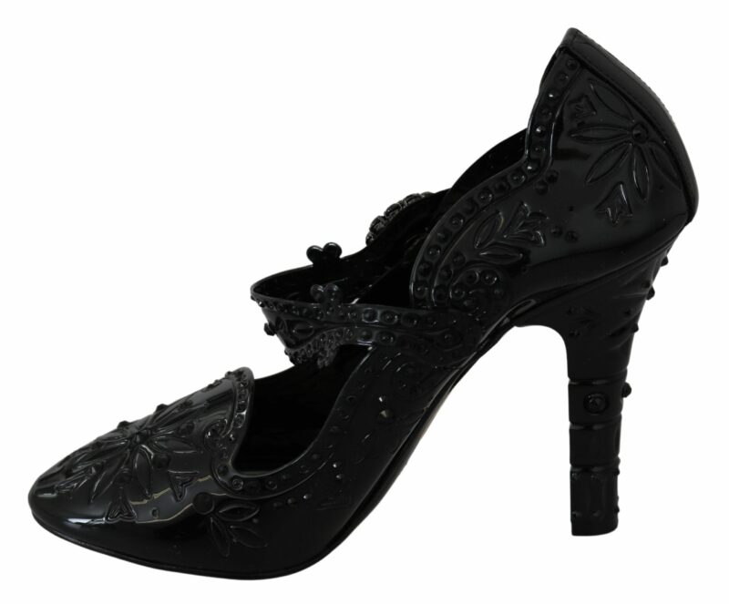 Dolce & Gabbana Elegant Crystal Embellished Cinderella Pumps - Image 6