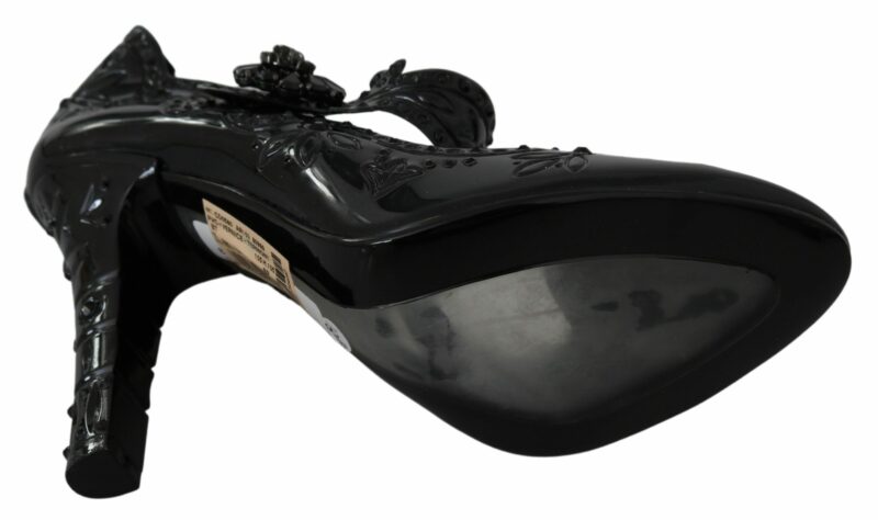 Dolce & Gabbana Elegant Crystal Embellished Cinderella Pumps - Image 7
