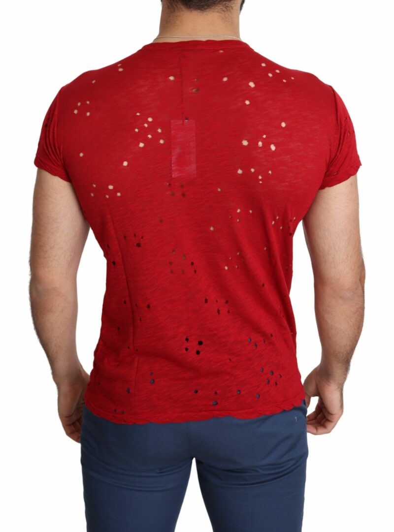 Guess Radiant Red Cotton Tee Perfect For Everyday Style - Image 3
