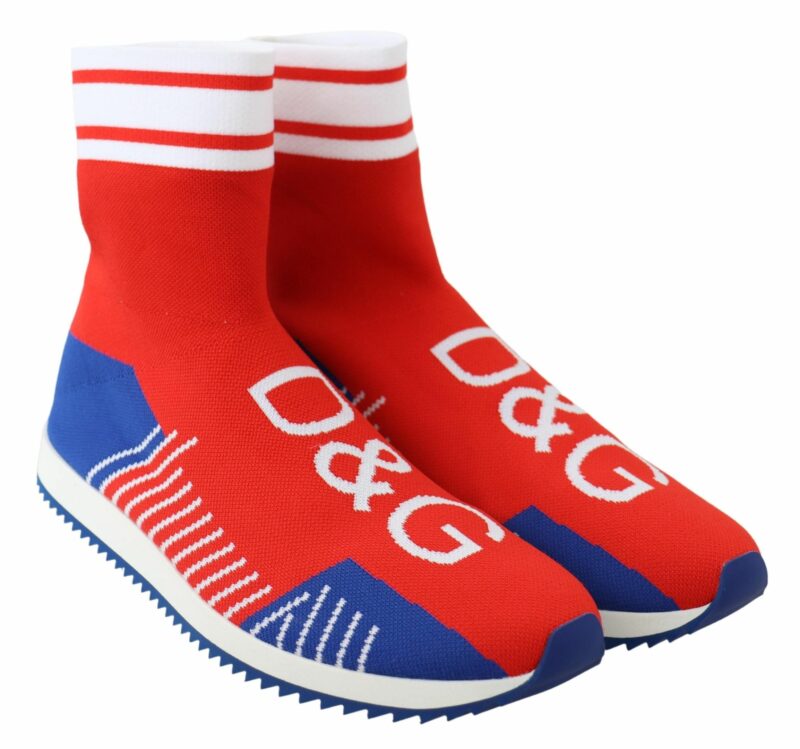 Dolce & Gabbana Chic SORRENTO Casual Socks Sneakers - Image 5