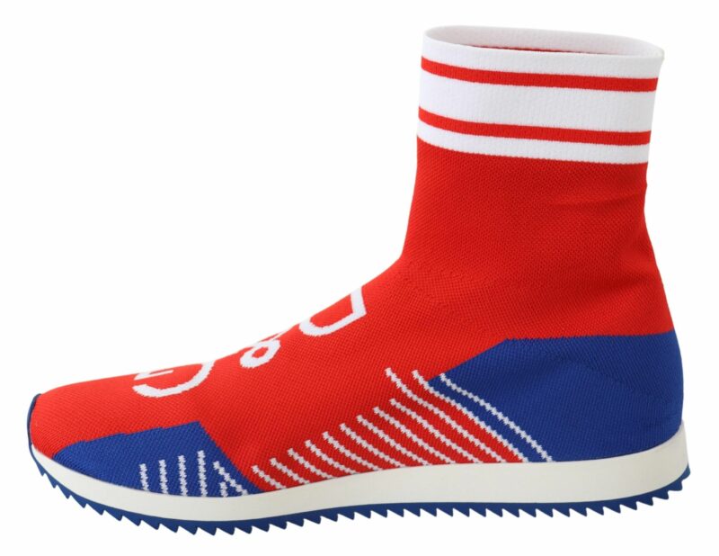 Dolce & Gabbana Chic SORRENTO Casual Socks Sneakers - Image 7