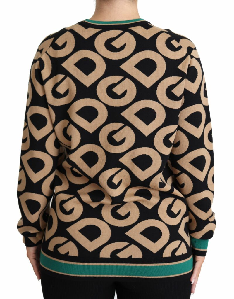Dolce & Gabbana Elegant Multicolor Wool Blend Sweater - Image 2