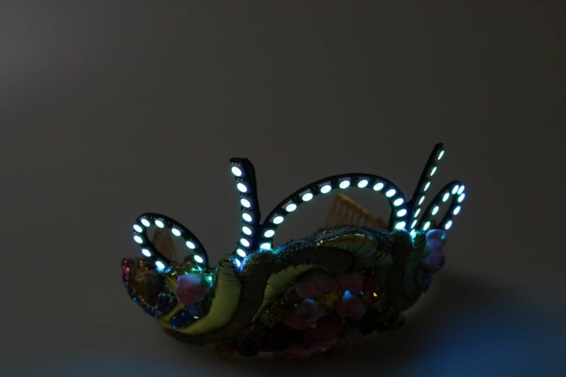 Dolce & Gabbana Stunning Crystal Diadem Tiara - Gold Multicolor - Image 7