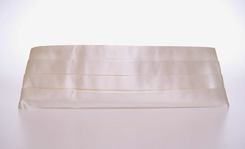 Dolce & Gabbana Elegant White Silk Cummerbund - Image 2