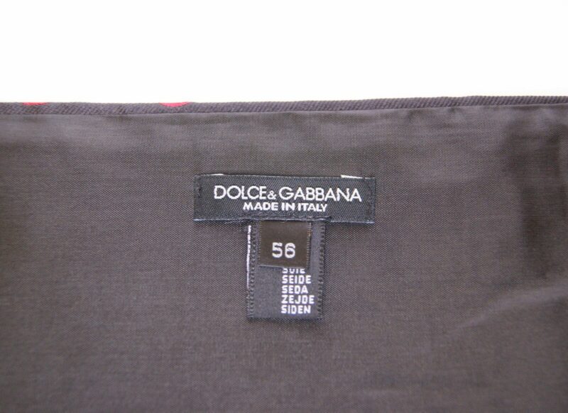 Dolce & Gabbana Exquisite Black Silk Cummerbund with Red Polka Dots - Image 6