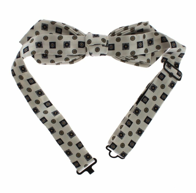 Dolce & Gabbana Elegant Baroque Silk Tie & Leather Belt Set - Image 4