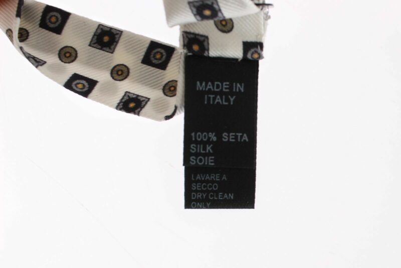 Dolce & Gabbana Elegant Baroque Silk Tie & Leather Belt Set - Image 5
