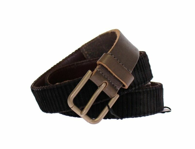 Dolce & Gabbana Elegant Leather-Cotton Fusion Men's Belt - Image 5