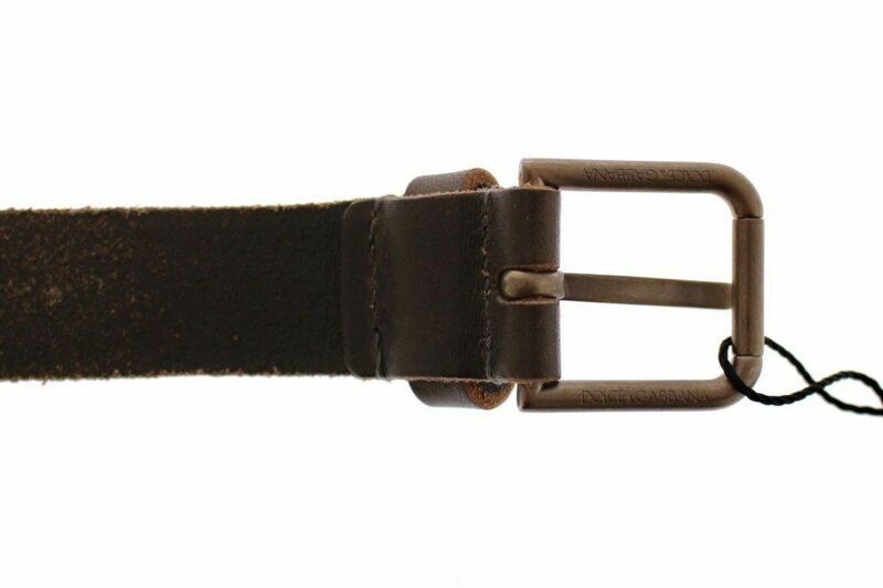 Dolce & Gabbana Elegant Leather-Cotton Fusion Men's Belt - Image 7