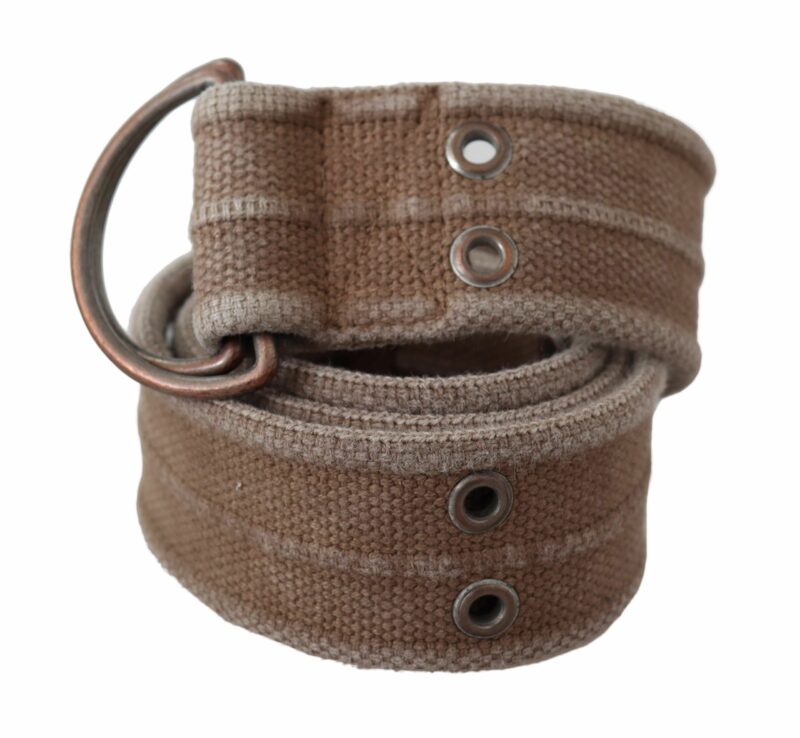 Dolce & Gabbana Chic Beige Leather Adjustable Belt - Image 2