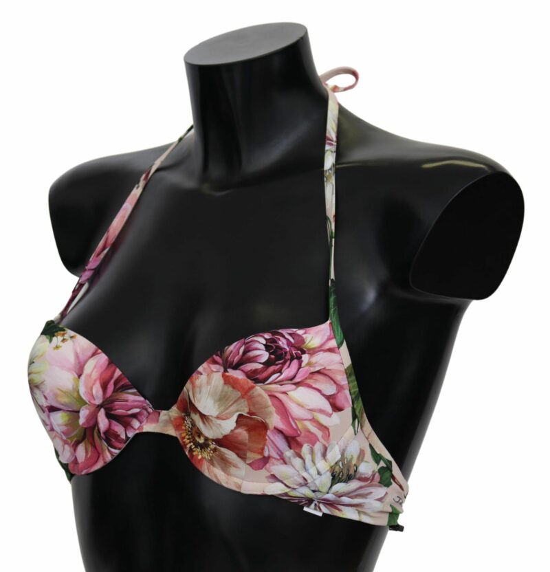 Dolce & Gabbana Floral Elegance Elastic Bikini Top - Image 2