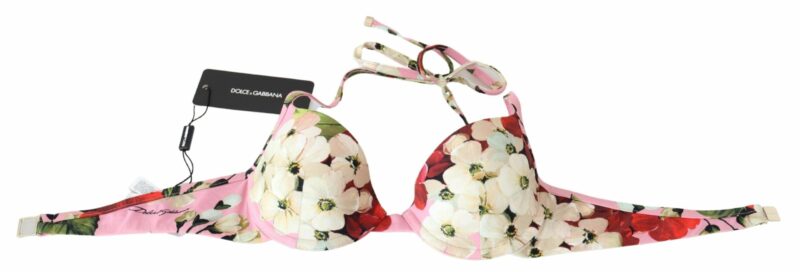 Dolce & Gabbana Floral Elegance Swimwear Top - Image 3