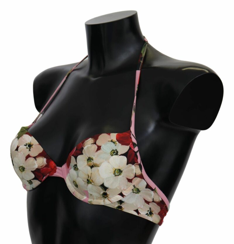 Dolce & Gabbana Floral Elegance Swimwear Top - Image 4