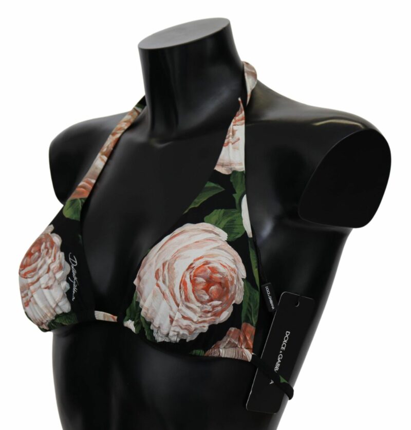 Dolce & Gabbana Elegant Floral Print Bikini Top - Image 6