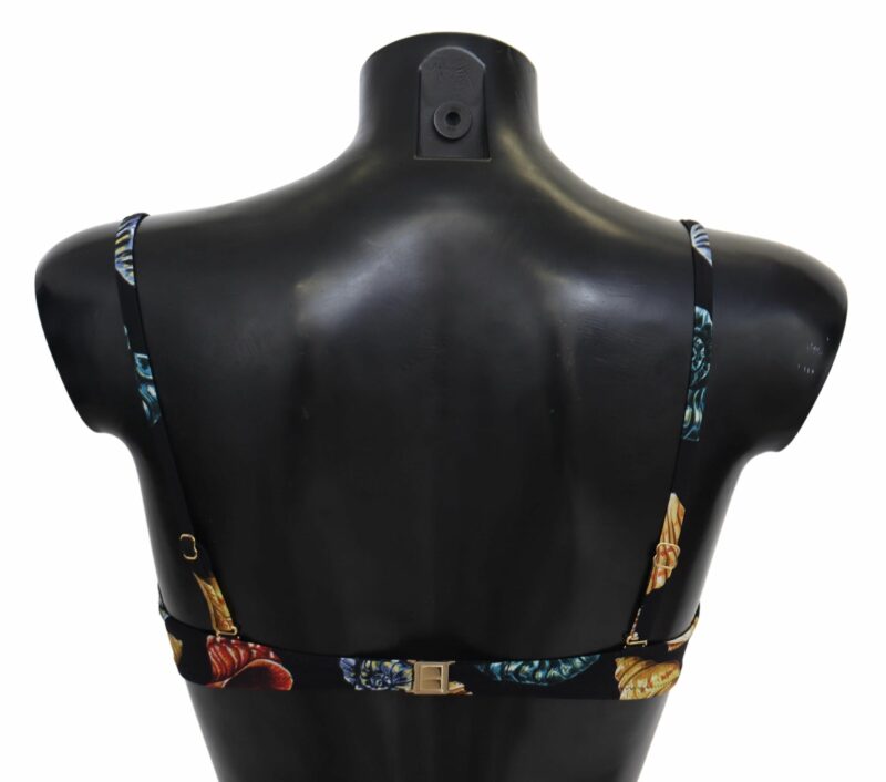 Dolce & Gabbana Chic Seashell-Print Bikini Top - Image 2