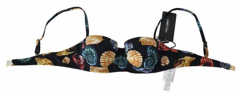 Dolce & Gabbana Chic Seashell-Print Bikini Top - Image 3
