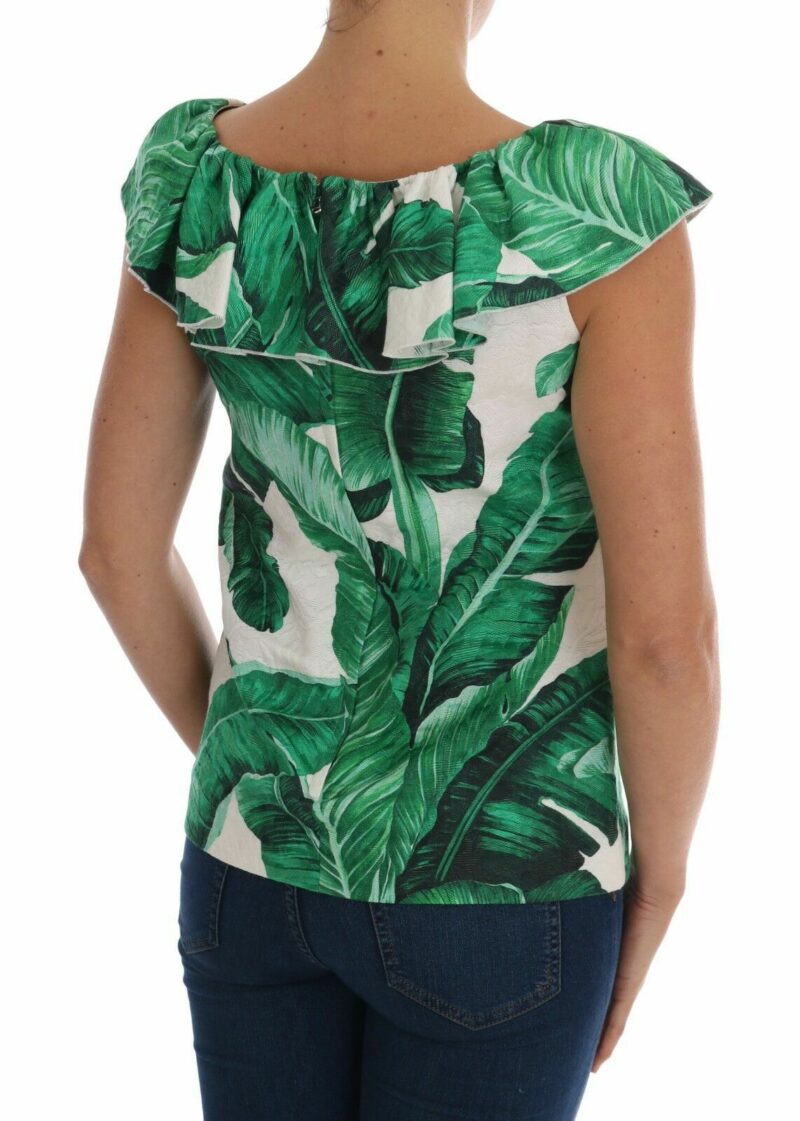Dolce & Gabbana Elegant Sequined Pineapple Blouse - Image 3