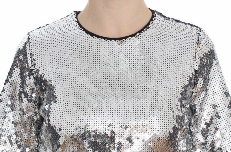 Dolce & Gabbana Sequined Elegance Blouse - Image 4