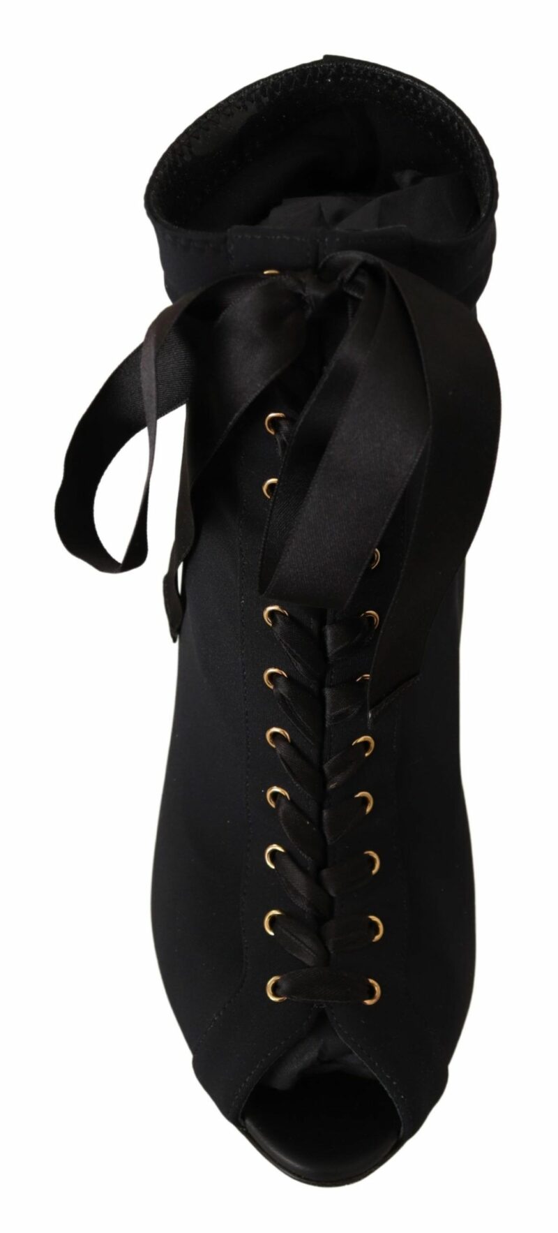 Dolce & Gabbana Elegant Ankle Open Toe Heel Boots - Image 3
