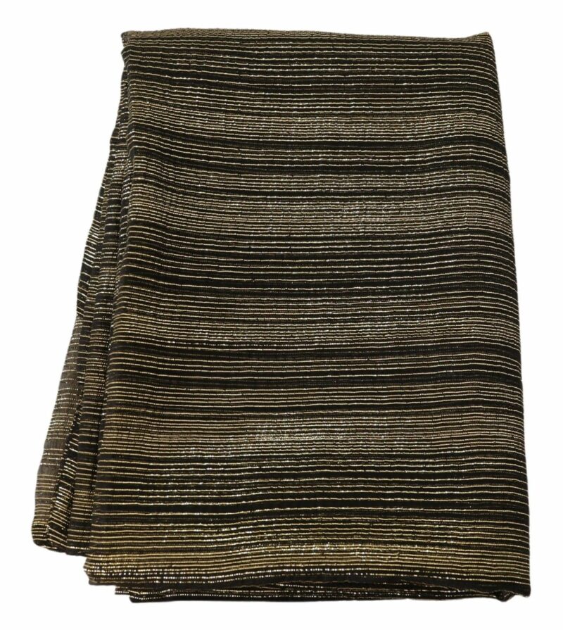 Dolce & Gabbana Elegant Gold Silk Blend Scarf - Image 4