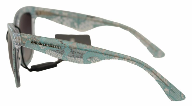 Dolce & Gabbana Sicilian Lace Crystal Acetate Sunglasses - Image 4