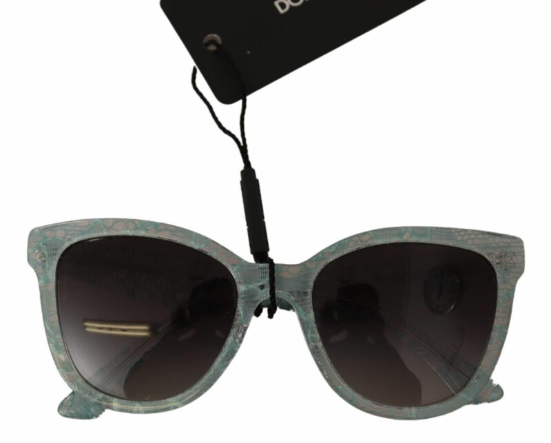 Dolce & Gabbana Sicilian Lace Crystal Acetate Sunglasses - Image 5