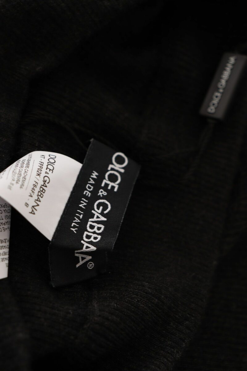 Dolce & Gabbana Elegant Cashmere Gray Tights | Winter Luxury - Image 3