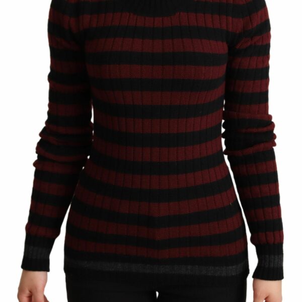Dolce & Gabbana Chic Striped Wool-Cashmere Sweater