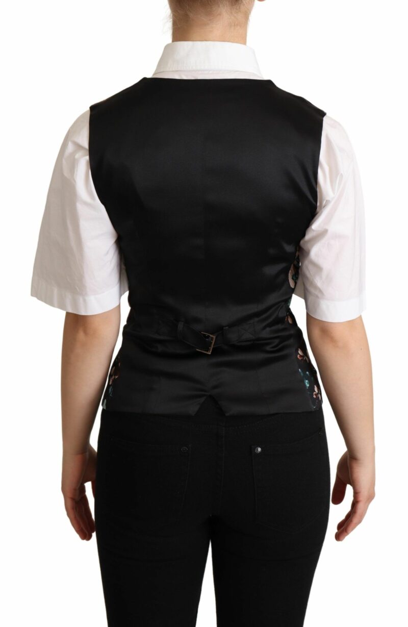 Dolce & Gabbana Exquisite Floral Jacquard Waistcoat - Image 3