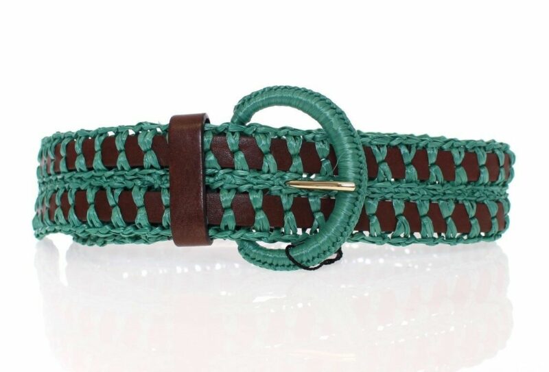 Dolce & Gabbana Enchanting Corset-Style Woven Raffia Belt - Image 2