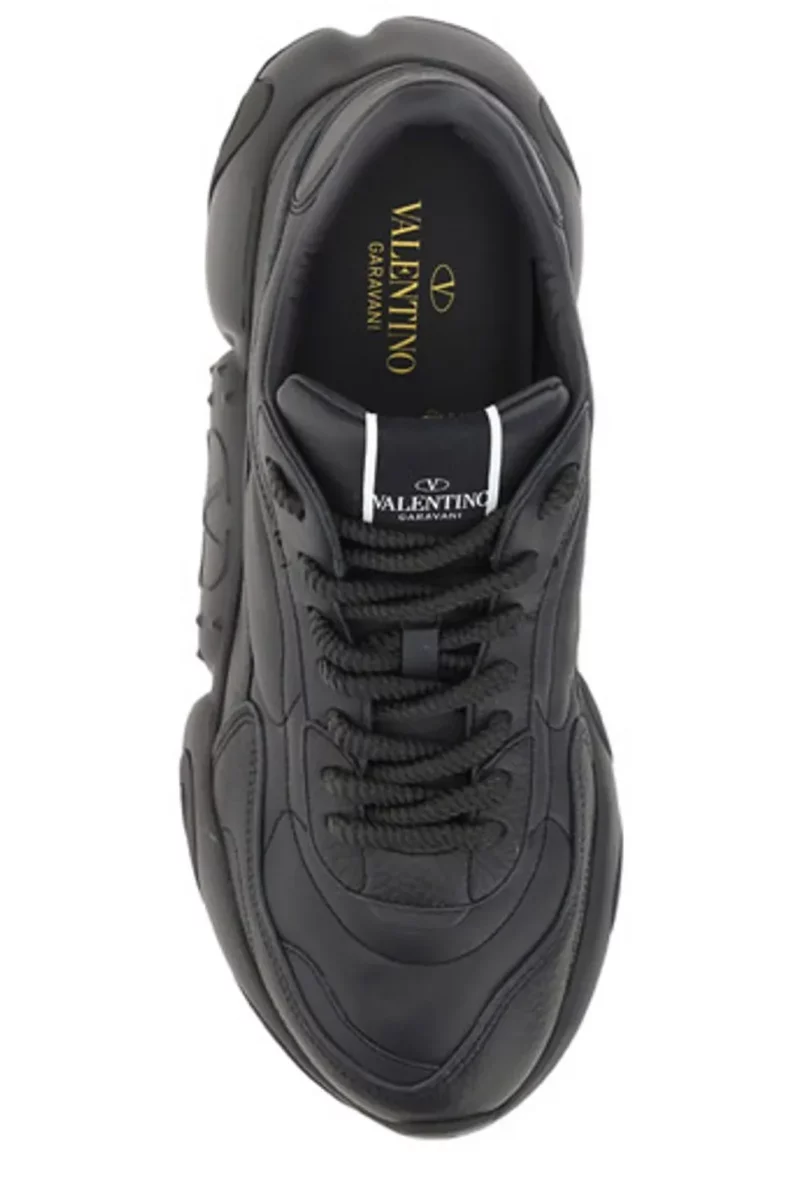 Valentino Elevated Elegance Low-Top Leather Sneakers - Image 4