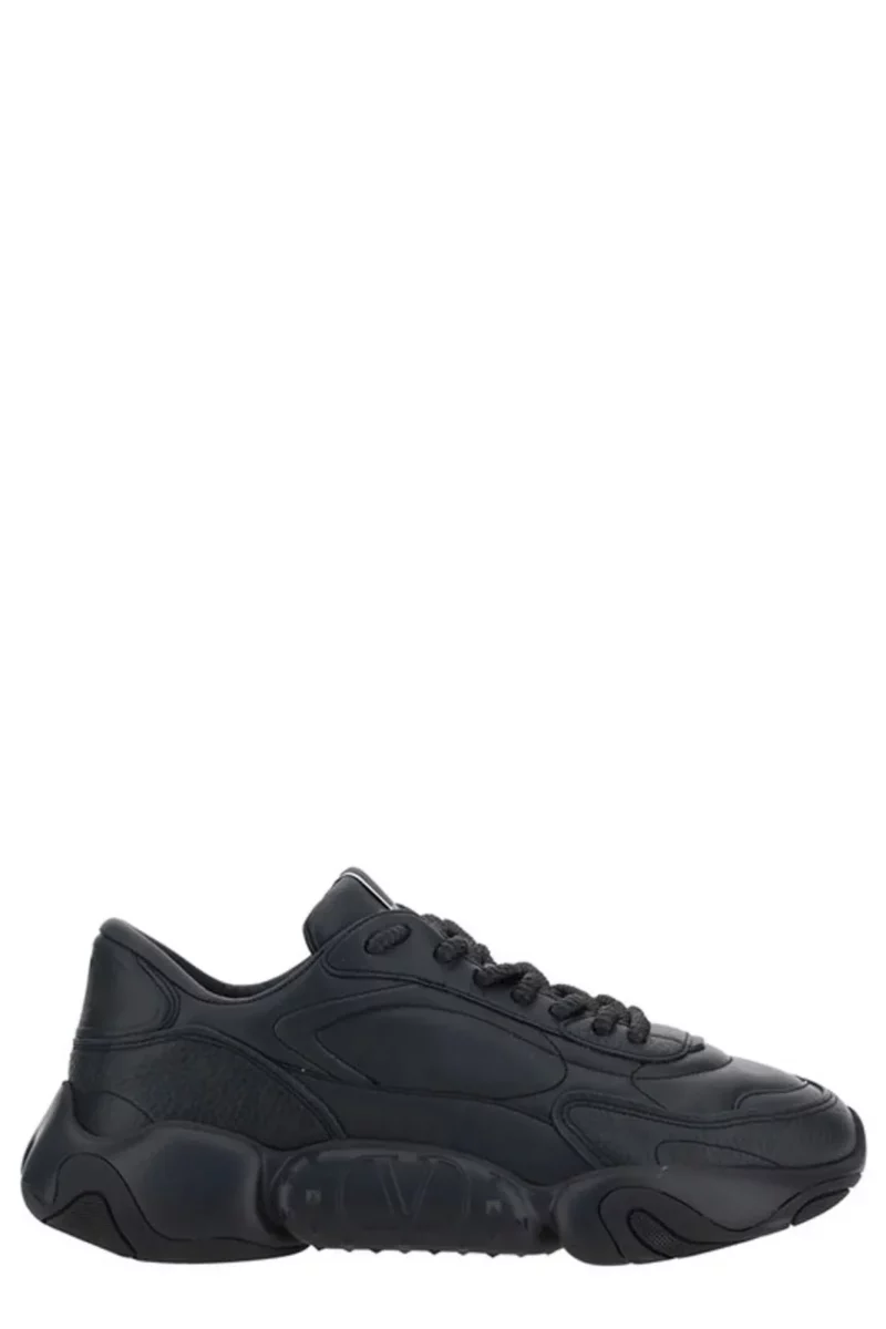 Valentino Elevated Elegance Low-Top Leather Sneakers - Image 2