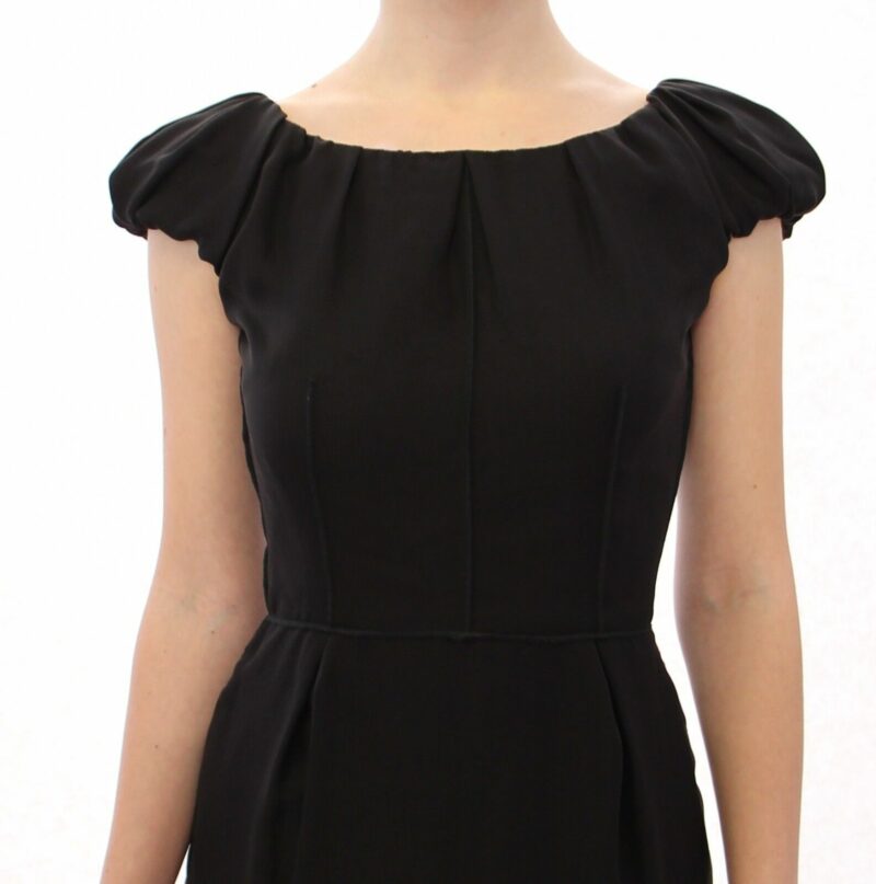 Dolce & Gabbana Elegant Silk Shortsleeved Evening Gown - Image 4