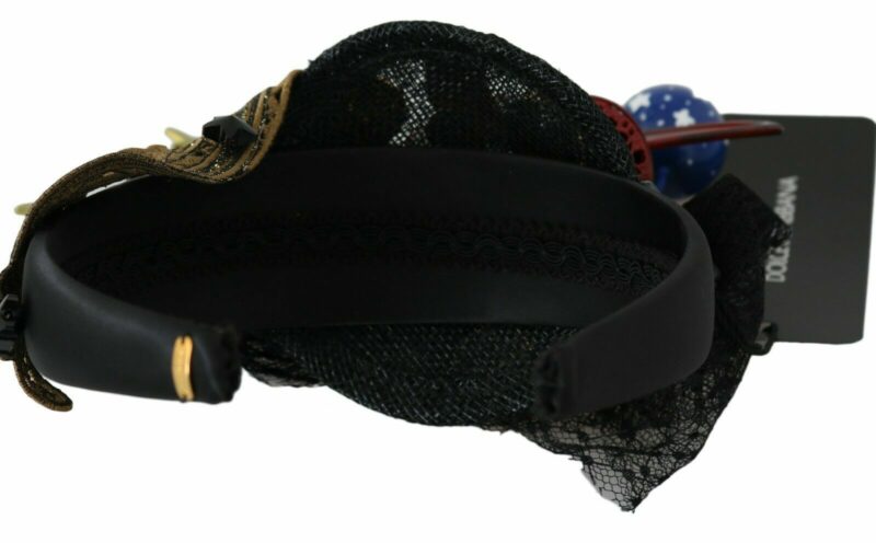 Dolce & Gabbana Starry Night Jewel-Tone Headband Diadem - Image 4