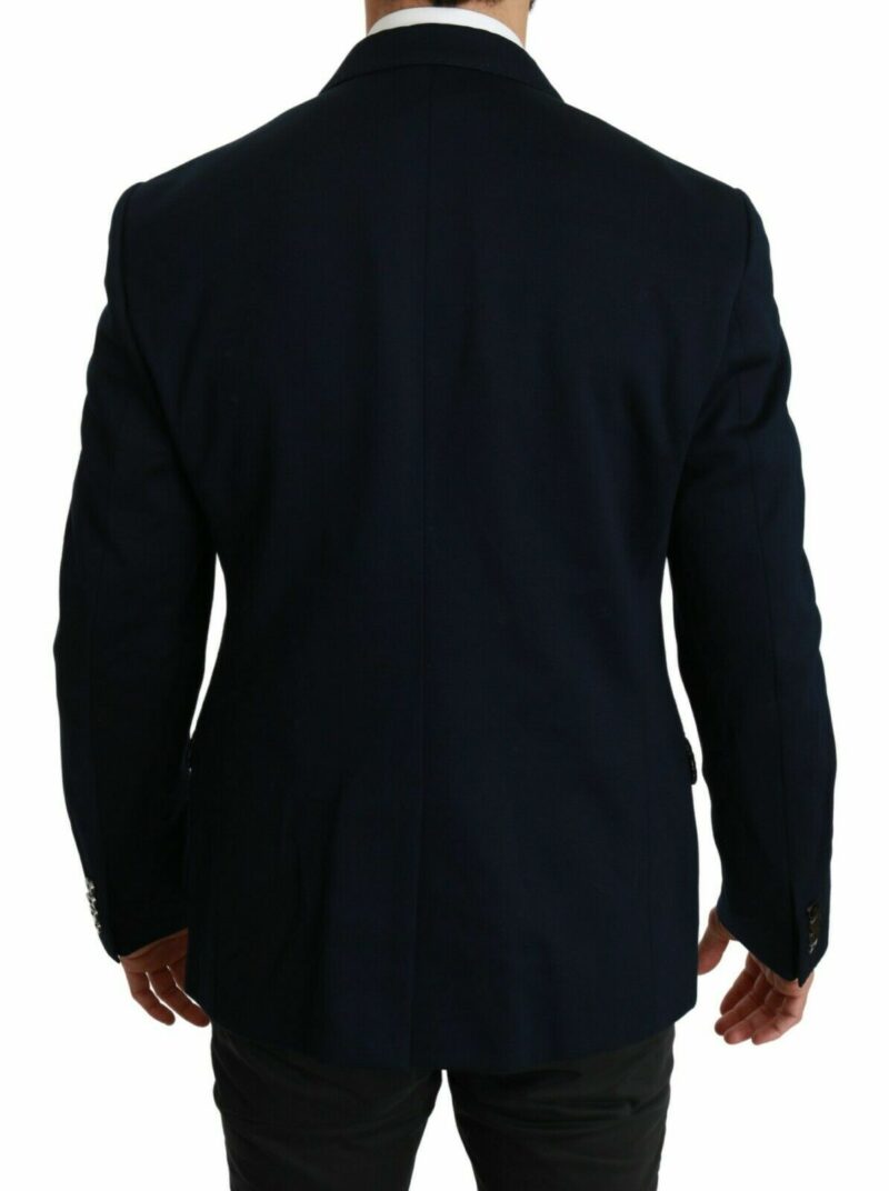 Dolce & Gabbana Elegant Slim Fit Dark Blue Men's Blazer - Image 3