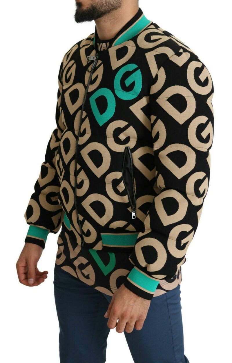 Dolce & Gabbana Iconic Printed Bomber Jacket – Exquisite Design - Image 2
