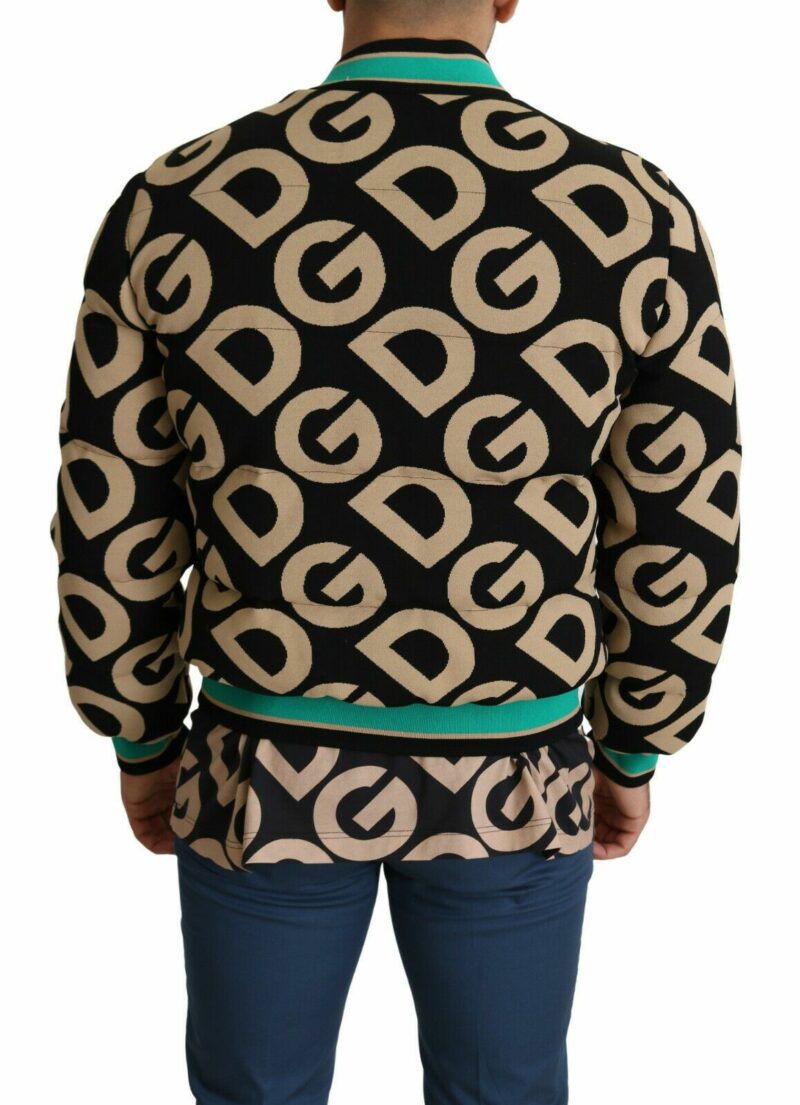 Dolce & Gabbana Iconic Printed Bomber Jacket – Exquisite Design - Image 3
