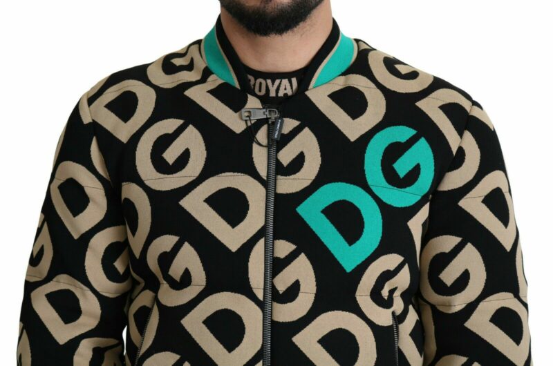 Dolce & Gabbana Iconic Printed Bomber Jacket – Exquisite Design - Image 4